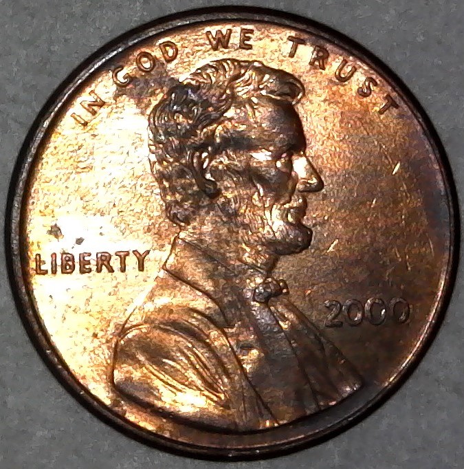 2000-P-Lincoln-Memorial-Cent-Wide-AM-Found-In-Customer-Wrapped-Roll!